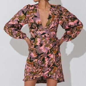 Cleobella Stevie Tapestry Printed Mini Dress Size XS